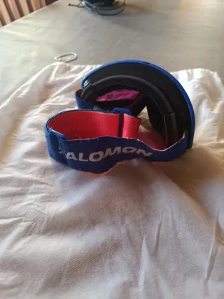 Casco da sci Salomon SRace SL Blue
