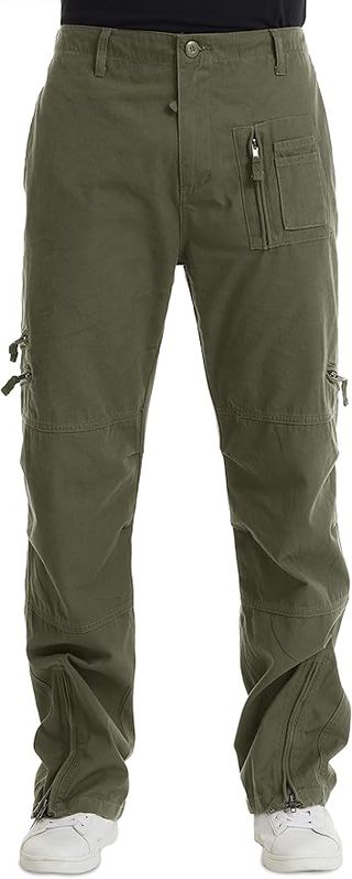 Pantalones Tácticos Hombre Bolsillos Talla M