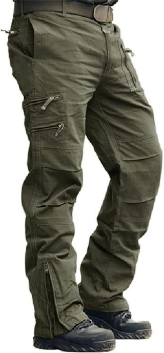 Pantalones Tácticos Hombre Bolsillos Talla M