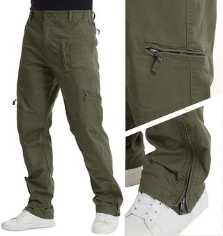 Pantalones Tácticos Hombre Bolsillos Talla M