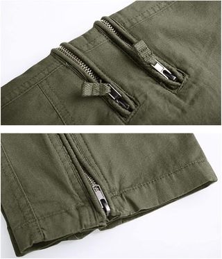 Pantalones Tácticos Hombre Bolsillos Talla M