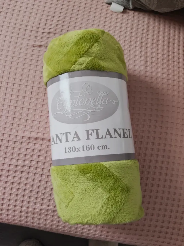 Manta verde 130x160 cm