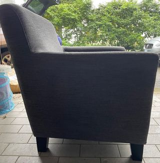 Poltrona Ekenas IKEA Tessuto Grigio