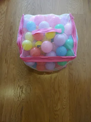 Saco de bolas. Para piscina de bolas.