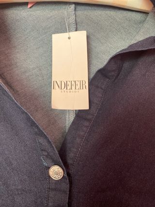 Vestido vaquero midi elástico Talla S