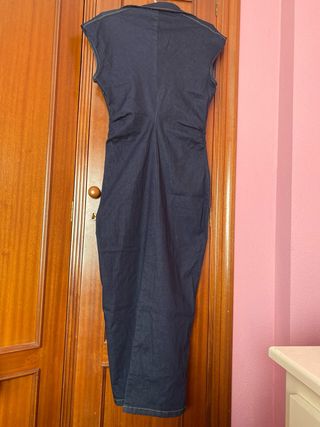 Vestido vaquero midi elástico Talla S