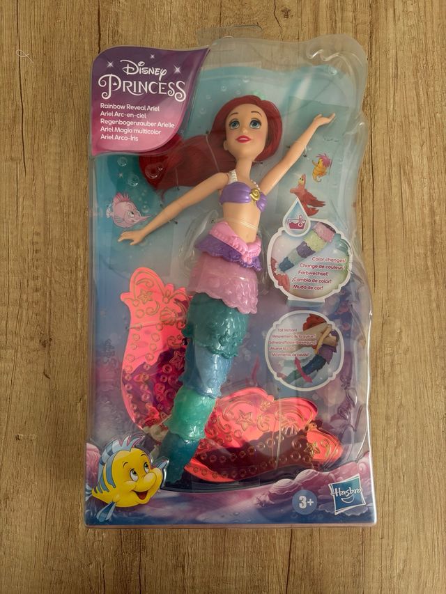Muñeca Ariel Disney Princess Rainbow Reveal