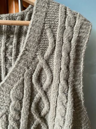 Chaleco de punto Zara talla única