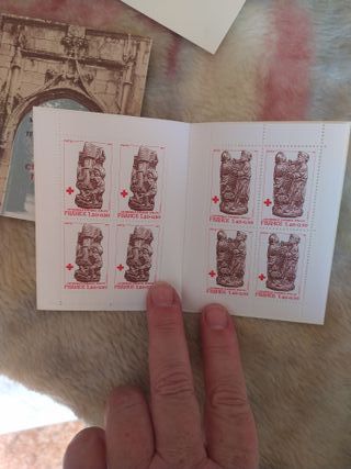 Sellos Croix Rouge Francesa y Monegaska