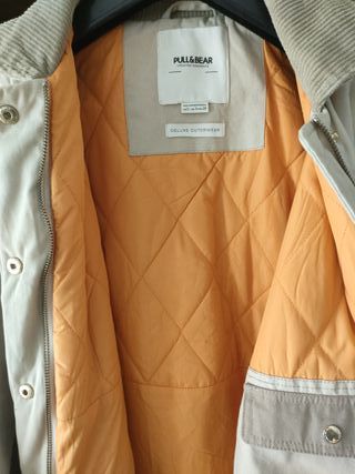 Gabardina Pull&Bear Beige Talla S/L /No hago envío