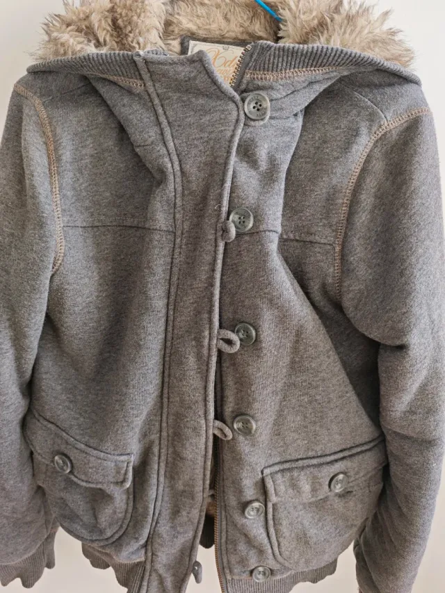 Chaqueta Odye gris talla L con forro