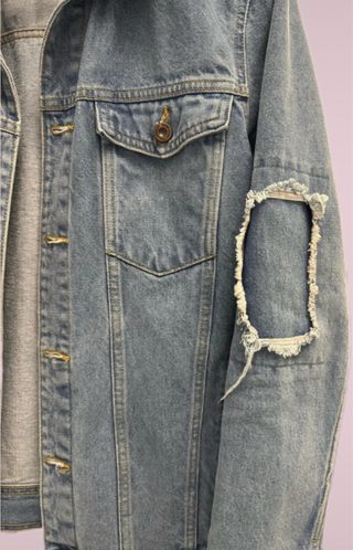 Chaqueta vaquera de estilo lavado talla M