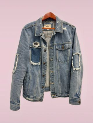 Chaqueta vaquera de estilo lavado talla M