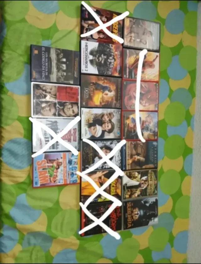 Lote de 10 DVDs de Acción y Aventura