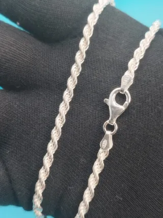 Cadena Cordón Plata 925