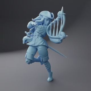 Pack 6 Minis Bardas y Aventureras Fantasy 32mm