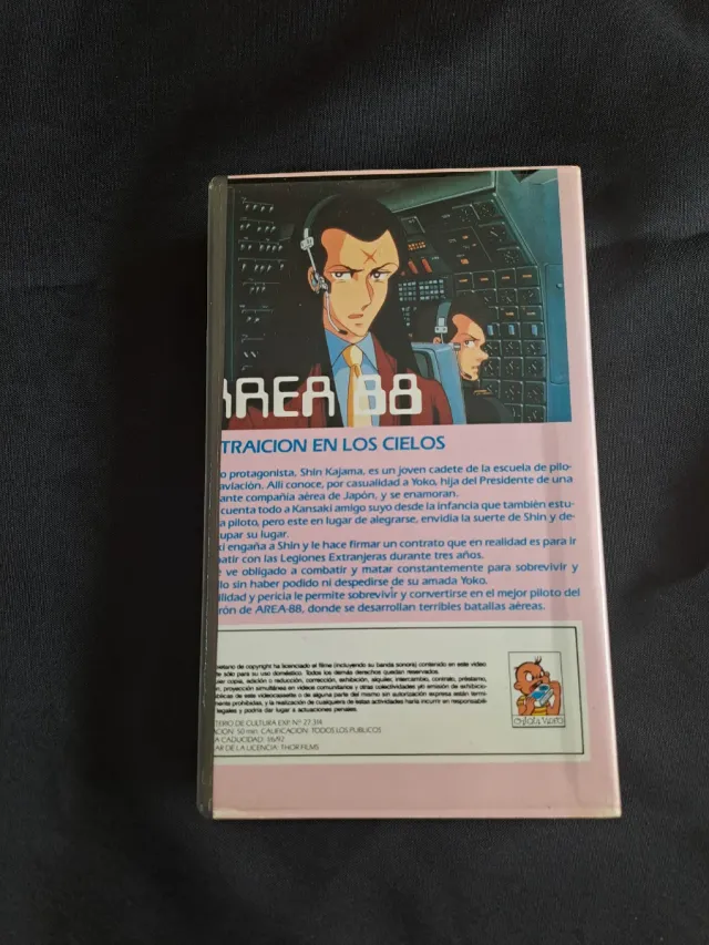 VHS Área 88: Traición en los Cielos