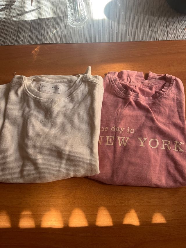 Conjunto 2 camisetas niño 9/10 años