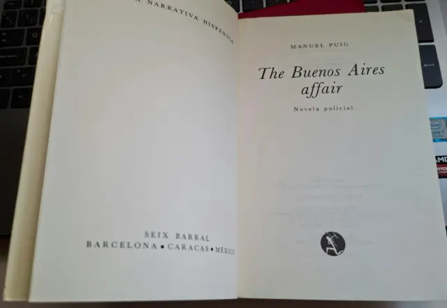 "THE BUENOS AIRES AFFAIR", MANUEL PUIG, 1977