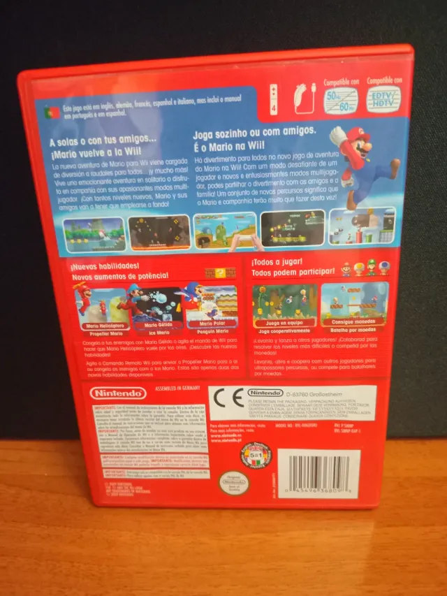 Super Mario Bros. Wii - Caja Juego