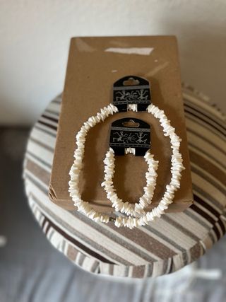 Conjunto collar y pulsera Puka