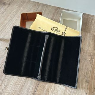 Joyero de viaje piel negro