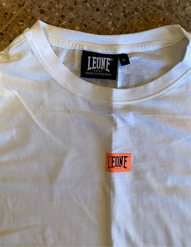 Camiseta LEONE Boxing Tirantes Blanca