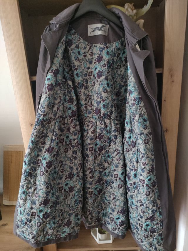 Abrigo Bimba y Lola Gris Tala(  No hago envíos).