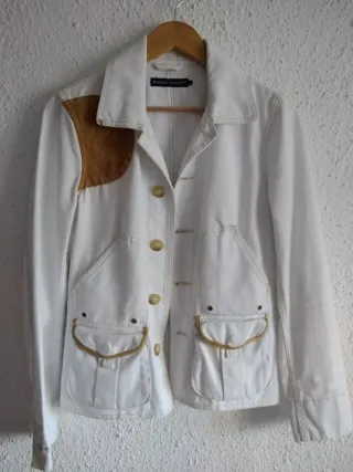 Chaqueta Ralph Lauren Blanca y Marrón
