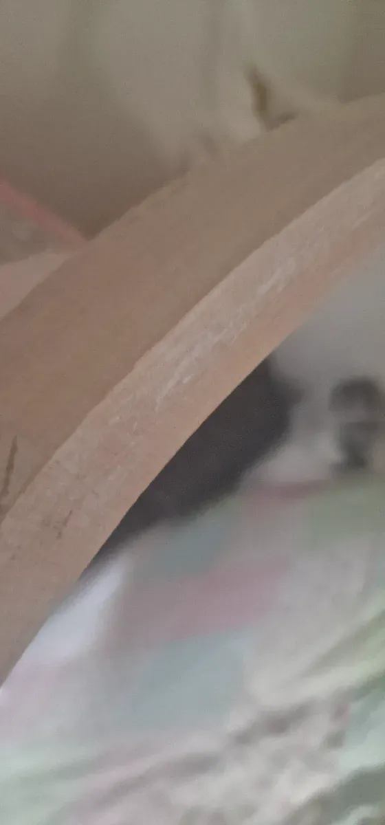 Espejo redondo madera cristal