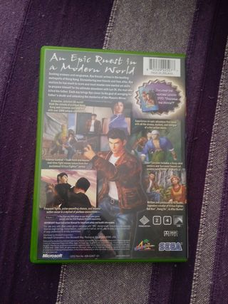 Juego Xbox shenmue 2 completo.