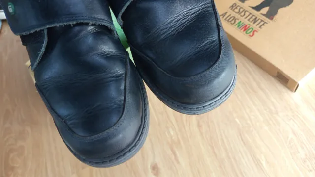 Zapatos Escolares Gorila Talla 34 Azul Milan 