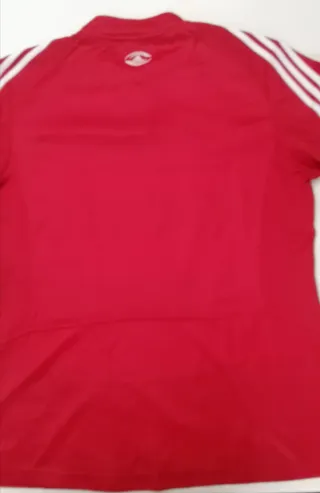 Maglia Rugby Adidas L Rossa e Bianca Nuova