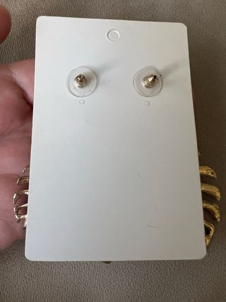 Pendientes largos florales multicolor