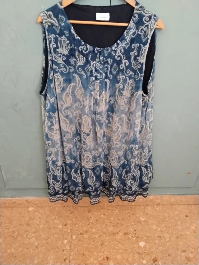 Vestido de verano estampado talla única