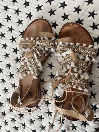 Sandalias Gioseppo Beige/Oro Talla 39