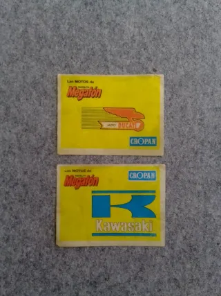 Cromo Pegatina Cropan las Motos de Megatón