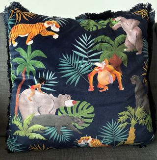 Coperta e cuscino Libro della Giungla