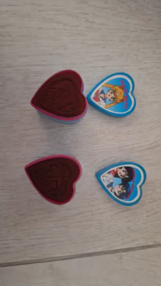 Timbrini Sailor Moon a forma di cuore