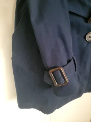 Gabardina azul marino Talla M