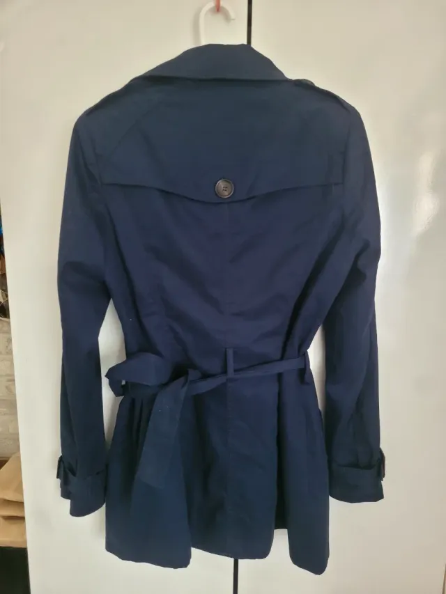Gabardina azul marino Talla M