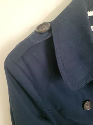 Gabardina azul marino Talla M