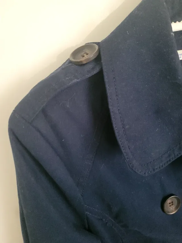 Gabardina azul marino Talla M