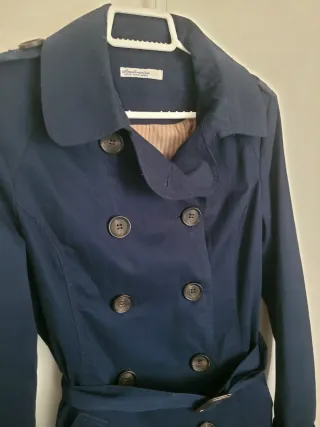 Gabardina azul marino Talla M