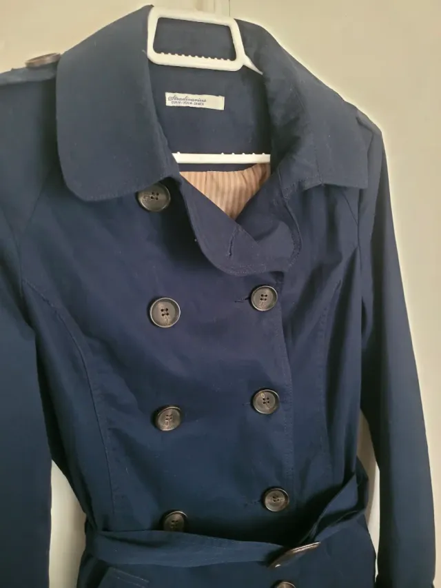 Gabardina azul marino Talla M