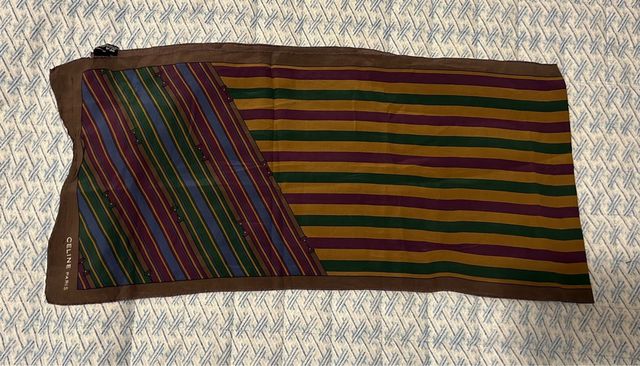 Foulard Celine Marrone Multicolore