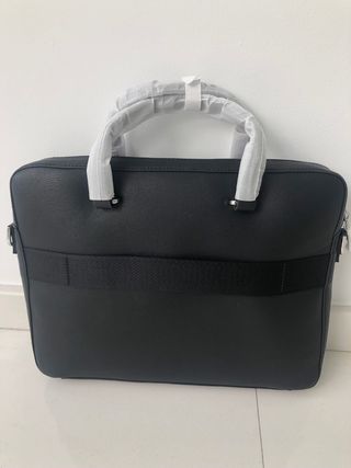 Maletín Calvin Klein Negro Cuero