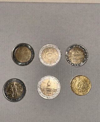 Lote monedas euro coleccionismo