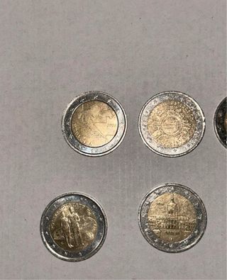 Lote monedas euro coleccionismo