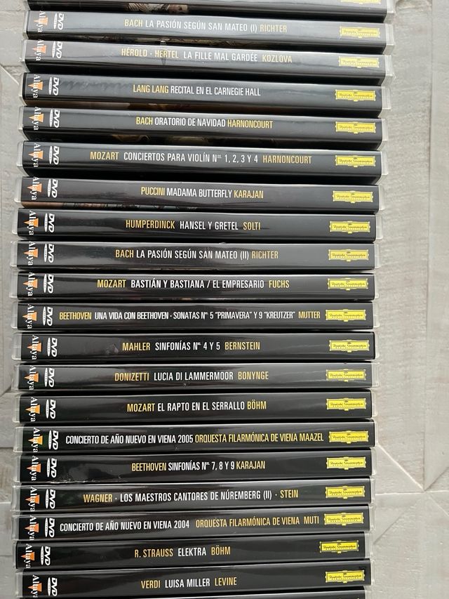 Colección completa Deutsche Grammophon DVD Collect